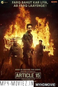 Article 15 (2019) Bollywood Movie poster