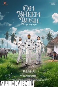 Om Bheem Bush (2024) Hindi Dubbed Movie poster