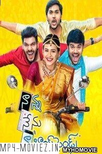 Nanna Nenu Naa Boyfriends (2019) South Indian Hindi Dubbed Movie poster