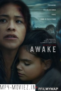 Awake (2021) Hindi Dubbed poster