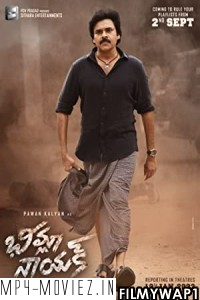 Bheemla Nayak (2022) Hindi Dubbed Movie poster