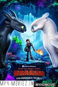 How To Train Your Dragon The Hidden World (2019) Hindi Dubbed poster