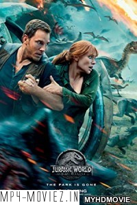 Jurassic World Fallen Kingdom (2018) Hindi Dubbed poster