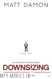 Downsizing (2017) Hollywood Hindi Dubbed poster